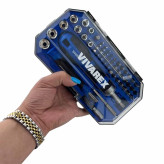 ست سری پیچ گوشتی و بکس 63 عددی ویوارکس مدل VR6365-SD