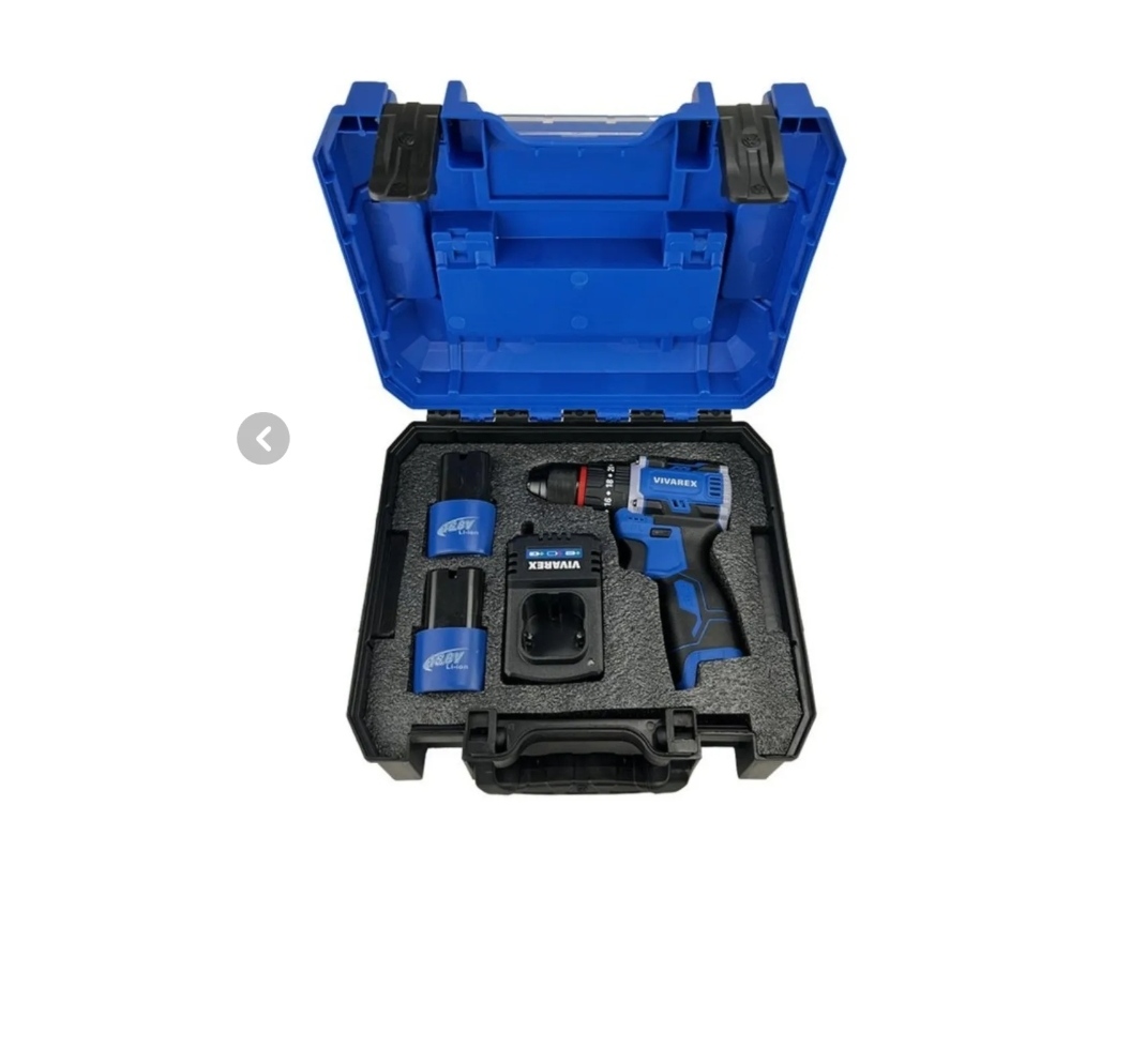 دریل شارژی ویوارکس مدل VR1608-BLX ۱۶ ولت با دو باتری اتوماتیک